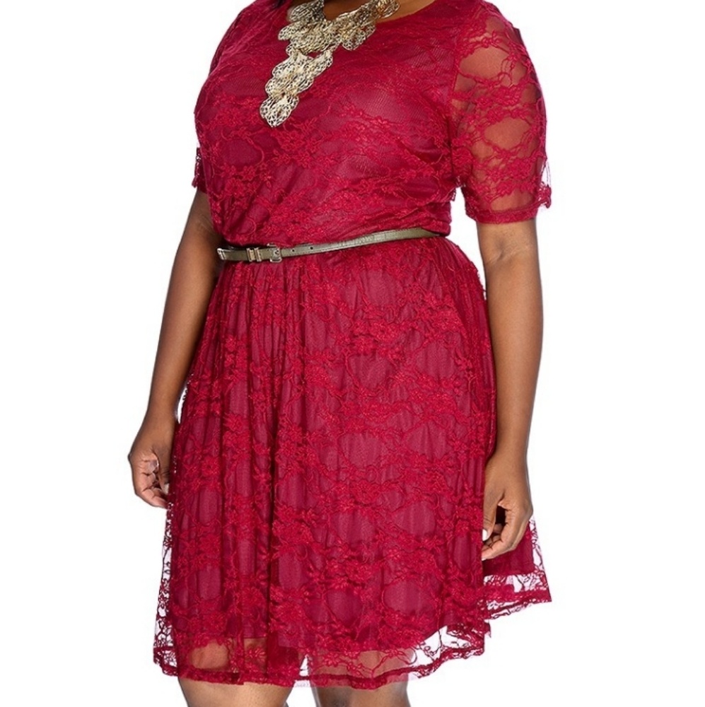 BLACK nylon lace sheath dress